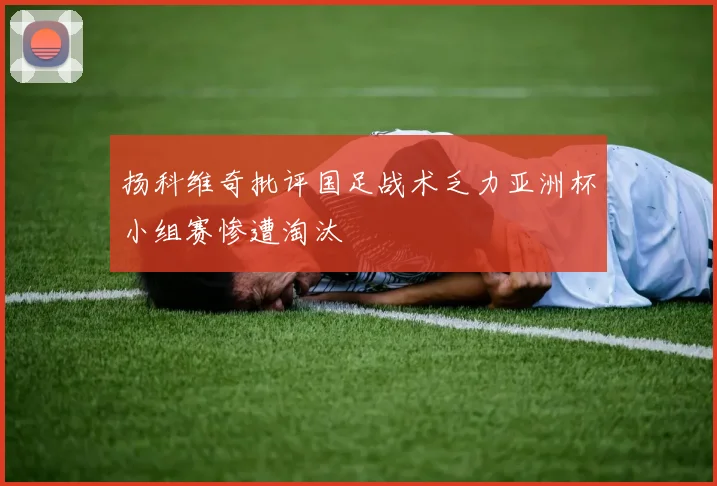 扬科维奇批评国足战术乏力亚洲杯小组赛惨遭淘汰